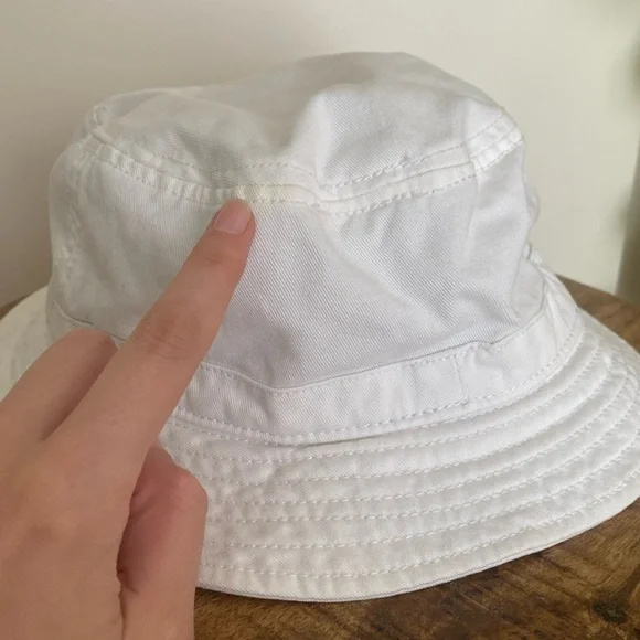 Adidas Unisex Originals Washed Bucket Hat White/Black - Picture 5 of 5